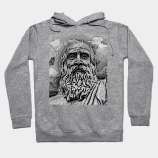 Diogenes Black And White Portrait | Diogenes Artwork Hoodie